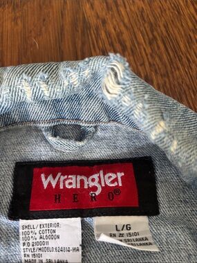 Wrangler Light Blue Denim Jacket with Red Label